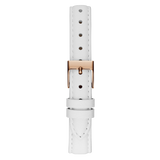 Montre Femme Blanche avec Motif Floral