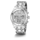 Montre Homme Multifonction Argent