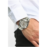 Montre Homme Multifonction Argent