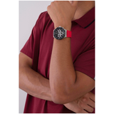 Montre Homme Multifonction Rouge