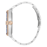 Montre Homme Bicolore Argent et Rose Gold