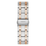 Montre Homme Bicolore Argent et Rose Gold