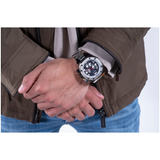 Montre Homme Multifonction Argent