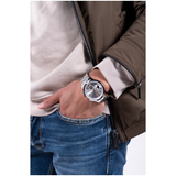 Montre Homme Multifonction Argent