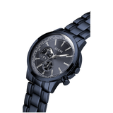 Montre Homme Multifonction Bleue