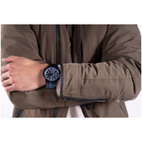 Montre Homme Multifonction Bleue