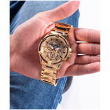 Montre Homme Multifonction Gold