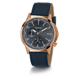 Montre Homme Multifonction Bleu Marine