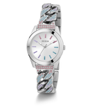 Montre analogique Femme GUESS ton argenté - GW0546L4
