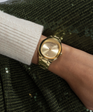 Montre analogique dorée   Femme  GUESS  GW0615L2