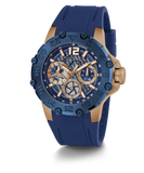 Montre multifonction bicolore bleue  Homme GUESS GW0640G3