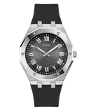 Montre analogique Homme GUESS en noir avec tonalité argentée GW0663G1