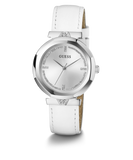 Montre Femme analogique blanche en cuir véritable RUMOUR GW0689L1