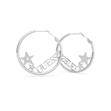 Boucles d'oreilles GUESS Logo Argent UBE70168