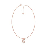 Collier Logo GUESS Rose Gold UBN70070